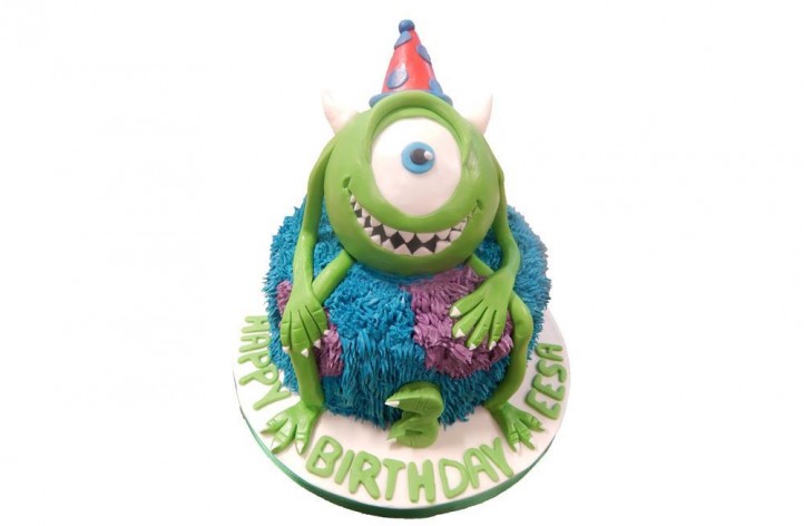 Monsters Inc Mike Cake